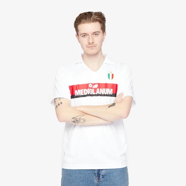 Score Draw Retro AC Milan 1988 Away Shirt
