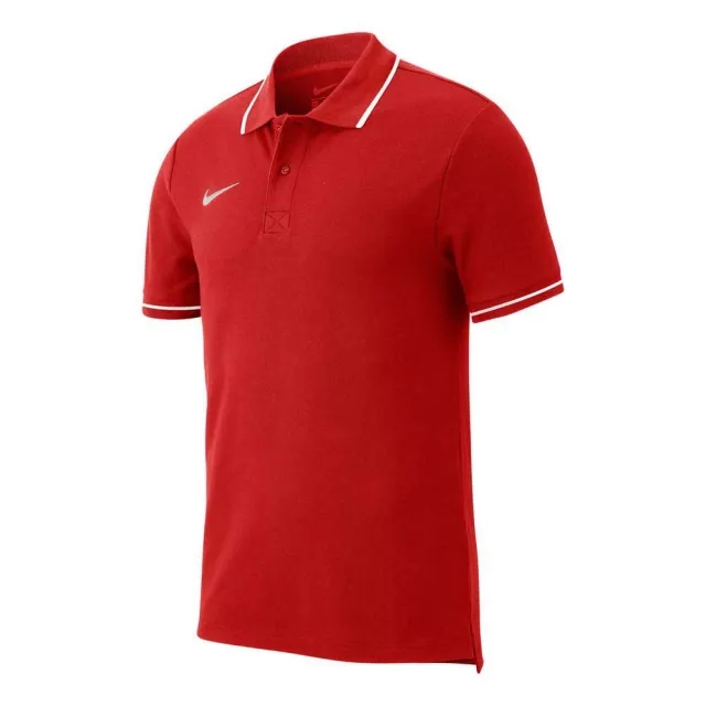 Nike Team Club 19 Short Sleeve Polo  - Red