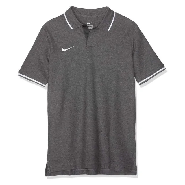 Nike Team Club 19 Short Sleeve Polo  - Grey