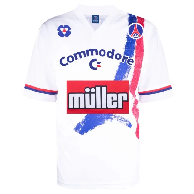 Score Draw Paris Saint Germain Mens SS Home Shirt 1991/92