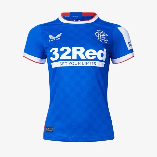 Castore Rangers Womens SS Home Shirt 2022/23