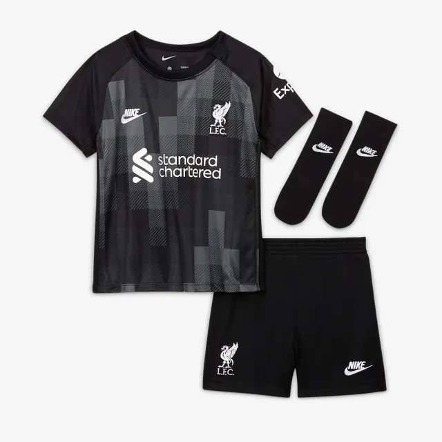 Nike Liverpool Baby LS Goalkeeper Home Mini Kit 2021/22