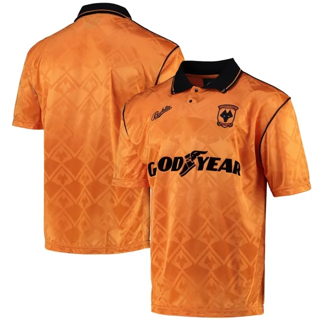 Scoredraw Retro Wolverhampton Wanderers Mens SS Home Shirt 1992/93