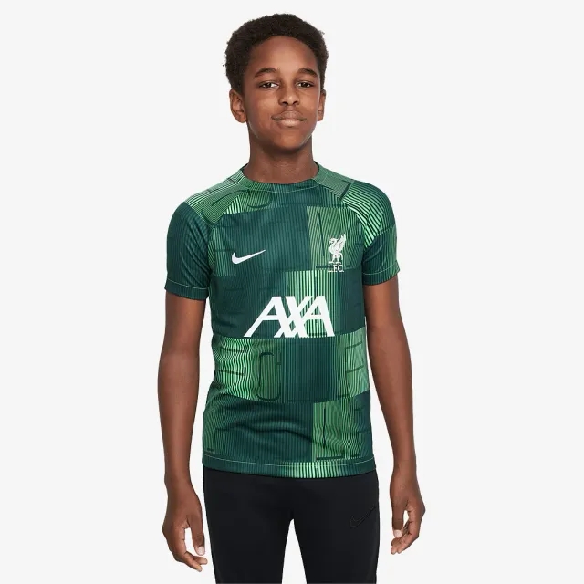 Nike Liverpool Kids SS Pre-Match Away Shirt 2023/24