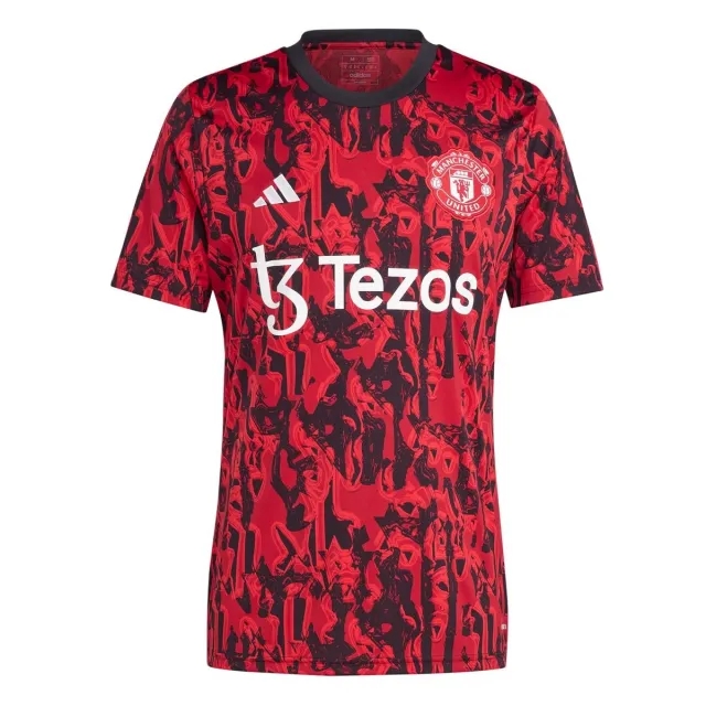adidas Manchester United Mens SS Pre-Match Home Shirt 2023/24