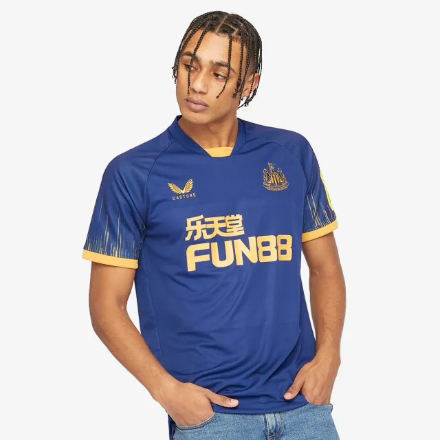 Castore Newcastle United Mens SS Away Shirt 2022/23