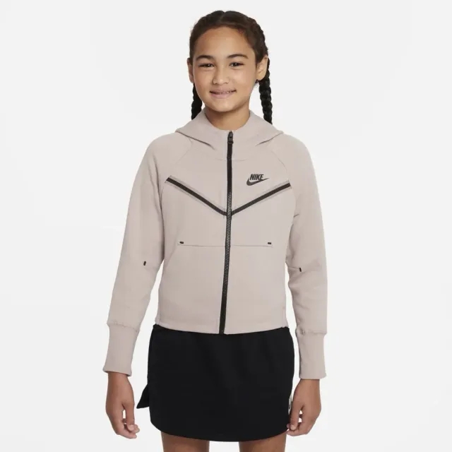 Nike Sportswear Tech Fleece Older Kids' Girls' Full Zip Ho
