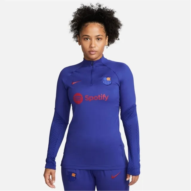 Nike FC Barcelona 23 24 Womens Dri Fit Strike Drill Top