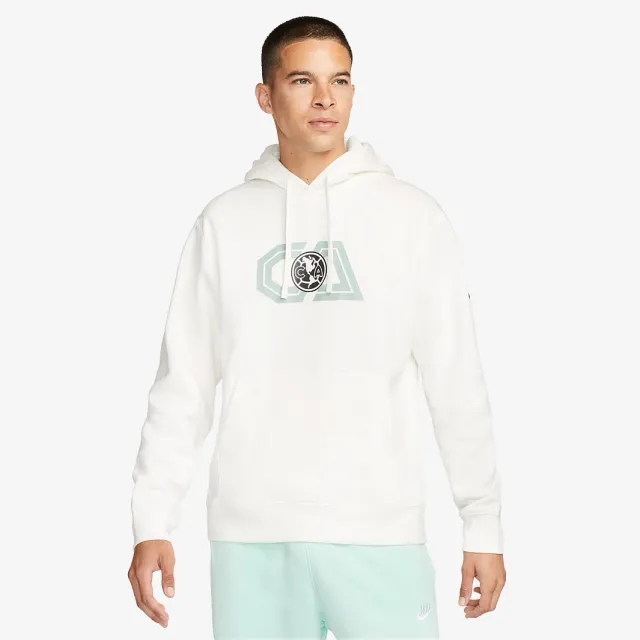 Nike Club America 22 23 NSW Club Hoodie Sail Black