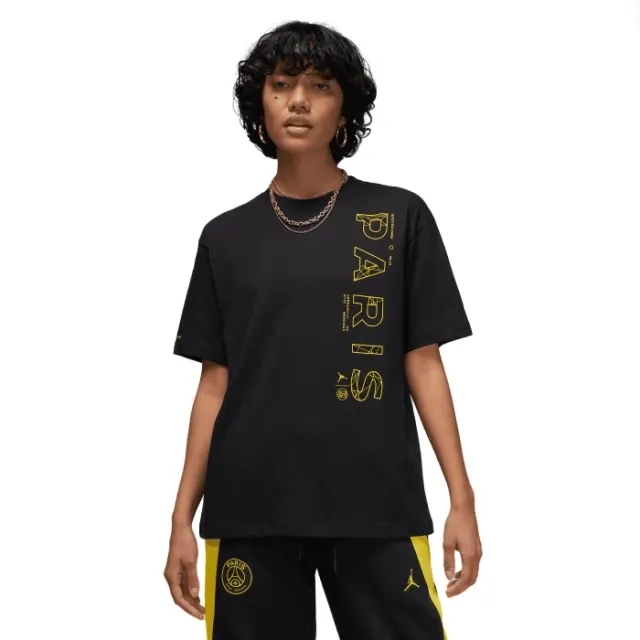Nike Jordan Nike - WOMAN PSG Jordan Black T-Shirt Official 2022 / 23