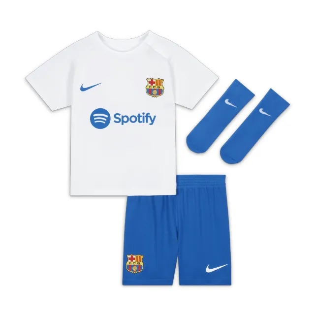 Nike Barcelona Baby SS Away Mini Kit 2023/24