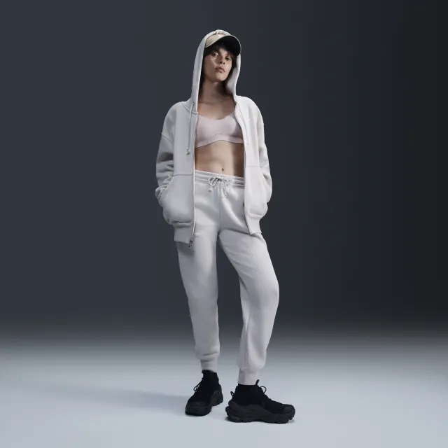 Nike Women's Oversized Full Zip Hoodie Sportswear Phoenix Fl