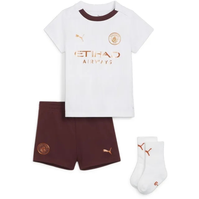 Puma Manchester City Baby SS Away Mini Kit 2023/24