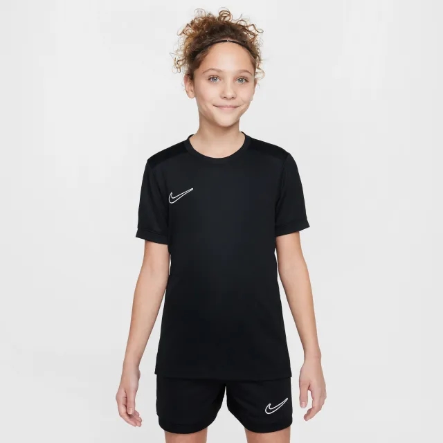 Nike Academy Older Kids' Dri-FIT Football Top - Black - Polyester