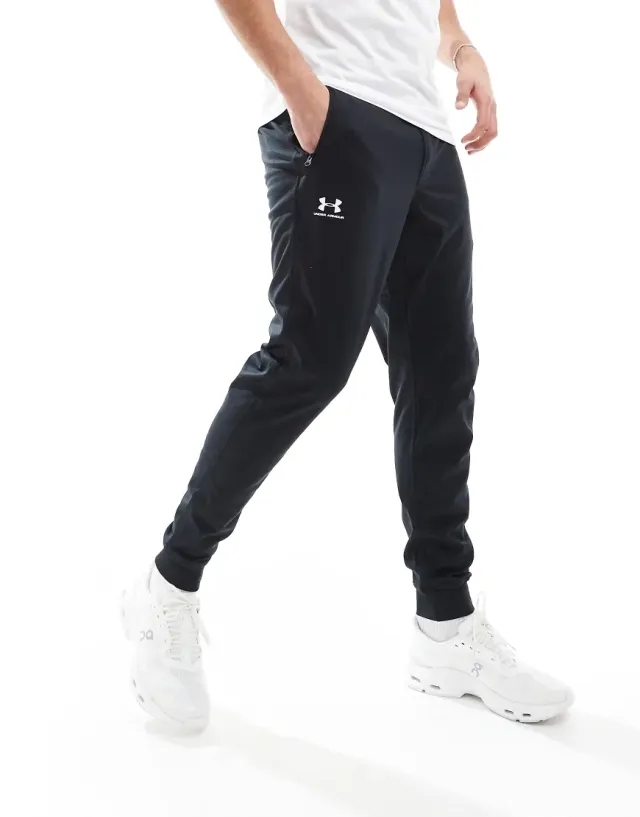 Under Armour Sportstyle Tricot Jogger In Black