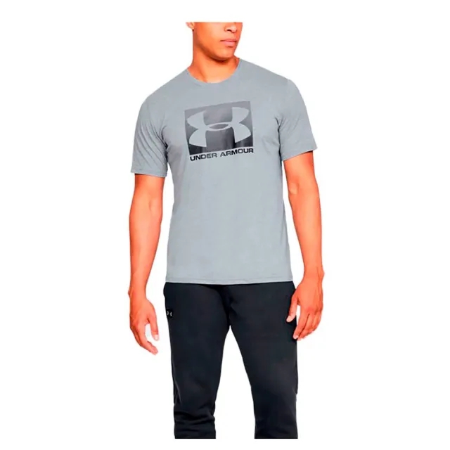 T-Shirt Under Armour Boxed Sportstyle Ss Steel Light Heather/ Graphite/ Black Xxxxxl