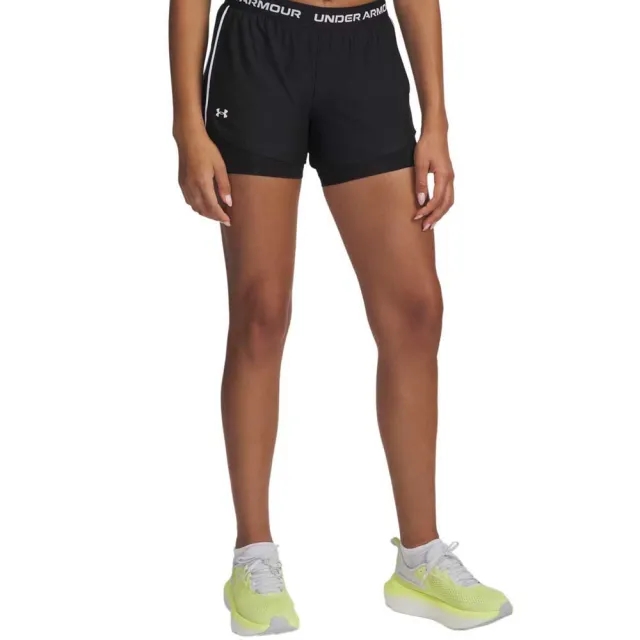 Under Armour Play Up 2-In-1 Shorts - Black - Womens