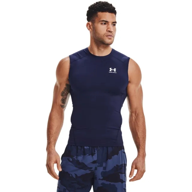 Under Armour HeatGear® Men's Sleeveless Midnight Navy / White 3XL