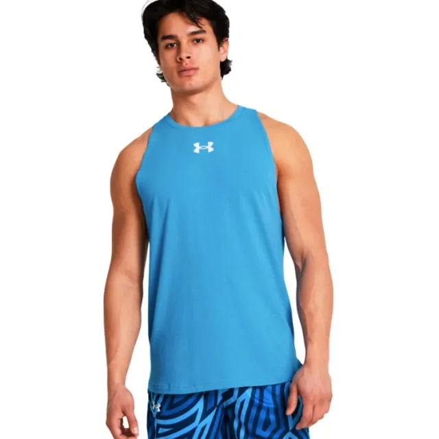 Men's  Under Armour  Zone Tank Viral Blue / White XL