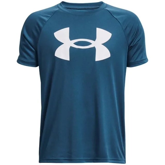 Boys'  Under Armour  Tech™ Big Logo Short Sleeve Midnight Navy / White YXL (63 - 67 in)
