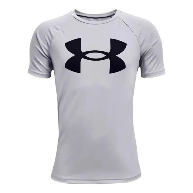 Under Armour Tech Big Logo T-Shirt Boys - Grey, Black