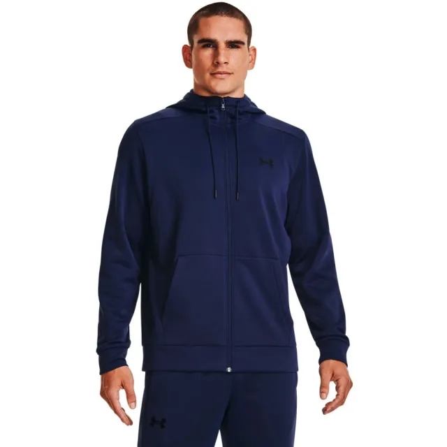 Under Armour Men's Armour Fleece® Full-Zip Hoodie Midnight Navy / Black M