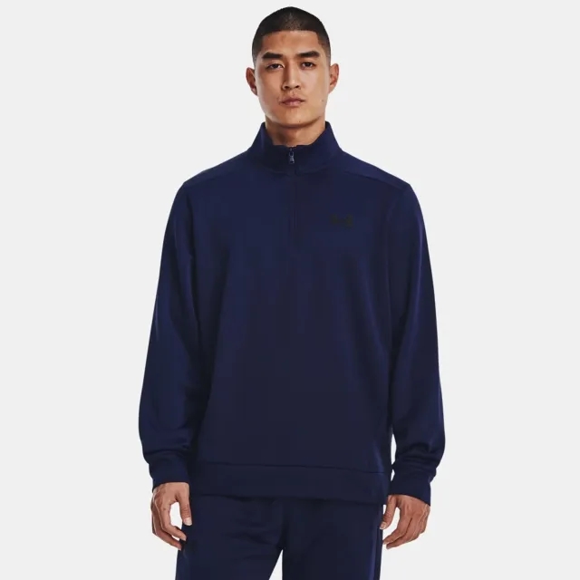Under Armour Armour Fleece® Men's ¼ Zip Midnight Navy / Black 4XL