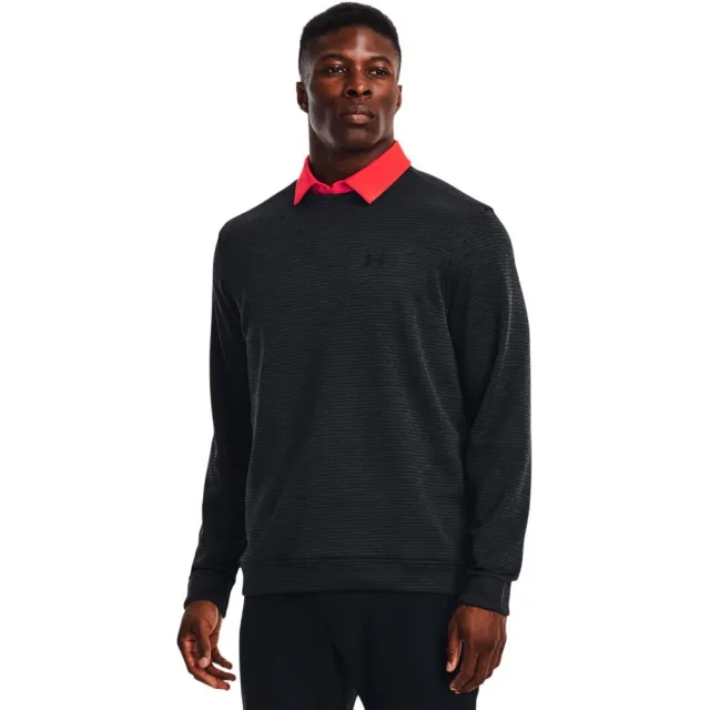 Men's  Under Armour  Storm SweaterFleece Crew Black / Black XXL