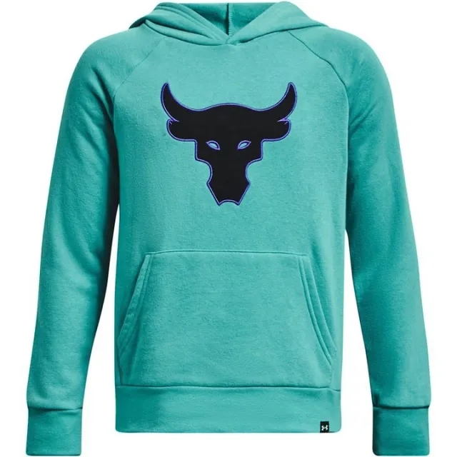 Under Armour Armour Pjt Rck Brhm Bull Aplique Hd Hoody Boys - Green