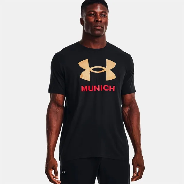 Men's  Under Armour  Munich City T-Shirt Black / Red S
