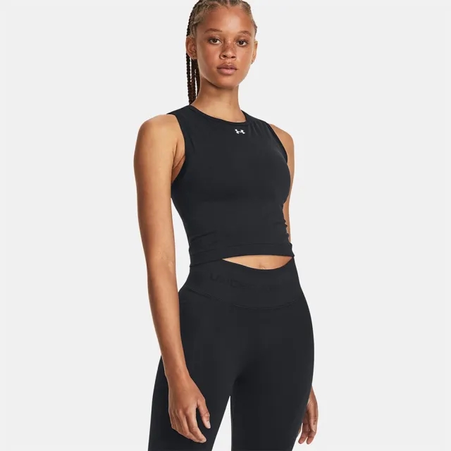 Under Armour Womens Train Seamless Tank Top - Black - Size M - Black