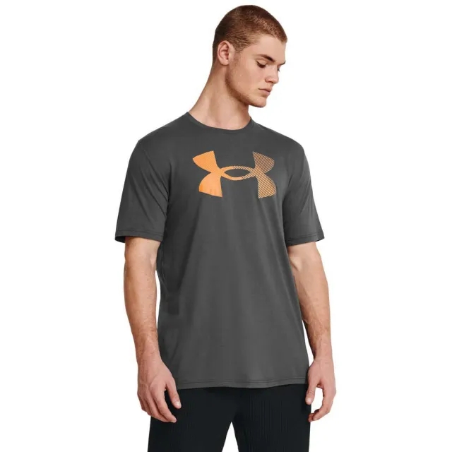 Under Armour Big Logo Fill Short Sleeve T-shirt  - Grey