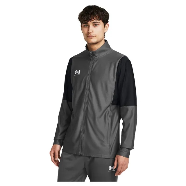 Men's  Under Armour  Challenger Track Jacket Castlerock / White M