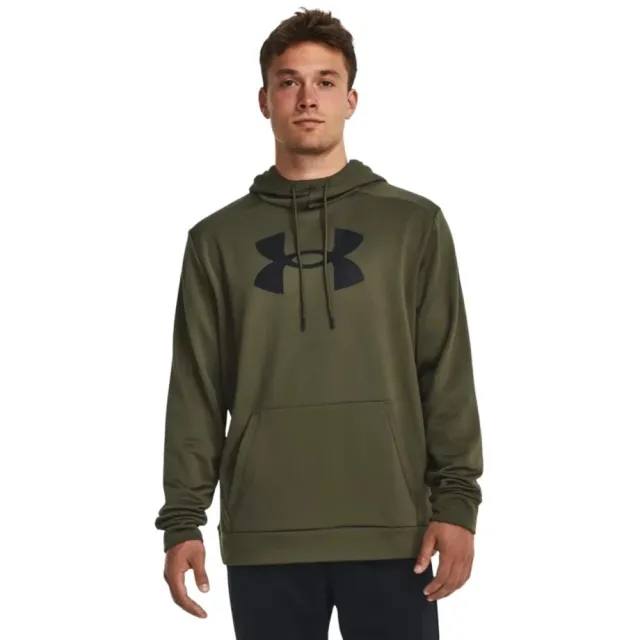 Under Armour Men's Armour Fleece® Big Logo Hoodie Marine OD Green / Black XL