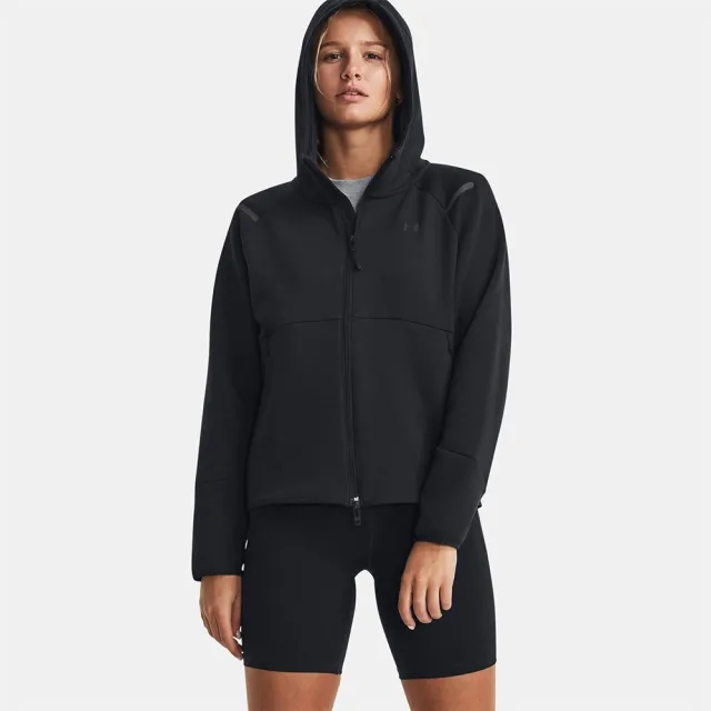 Women's  Under Armour  Unstoppable Fleece Full-Zip Black / Black L