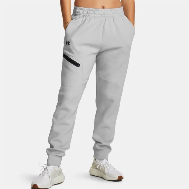 Women's  Under Armour  Unstoppable Fleece Joggers Mod Gray / Black XL