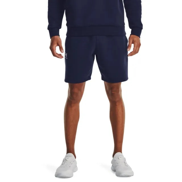 Men's  Under Armour  Icon Fleece Shorts Midnight Navy / White XXL