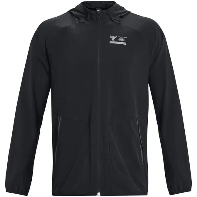 Under Armour Men's Project Rock Unstoppable Jacket Black / Pitch Gray XXL