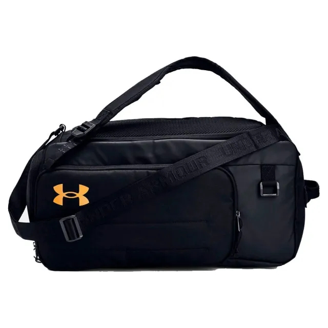 Under Armour  Contain Duo Small Backpack Duffle Black / Metallic Gold OSFM