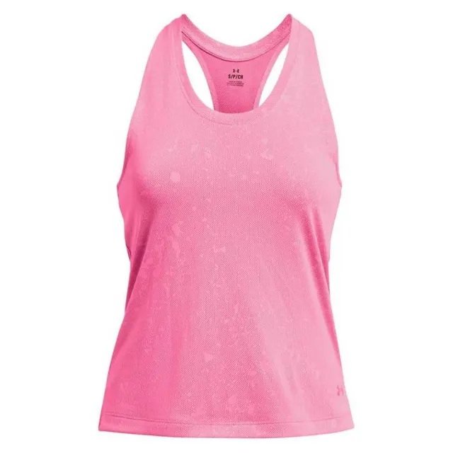 Under Armour Streaker Splatter Singlet Running Shirt Women - Pink