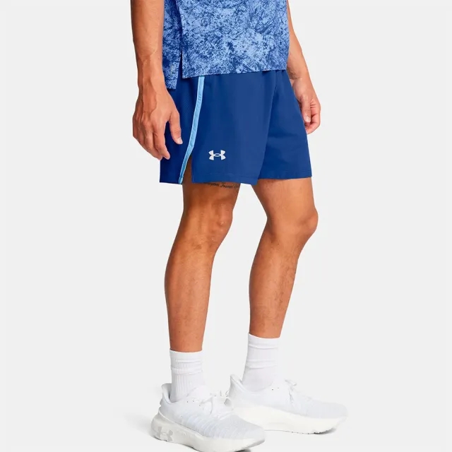 Men's  Under Armour  Launch 7 Shorts Tech Blue / Horizon Blue / Reflective S
