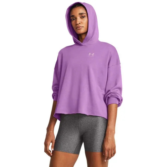 Under Armour Rival Hoodie, Purple/Purple Ace