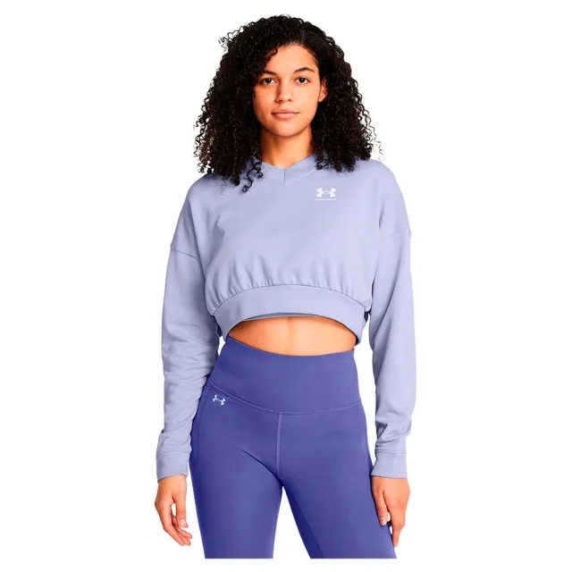 Under Armour Rival Terry Os Crop Crew Sweatshirt