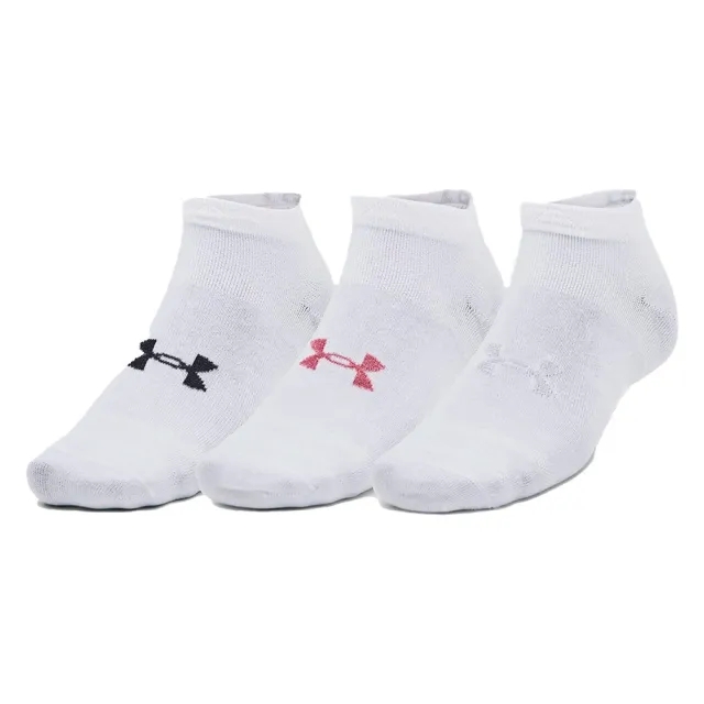 Under Armour Essential Low Cut 3pk - White
