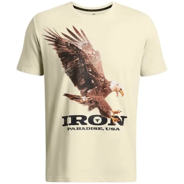 Under Armour Men's Project Rock Eagle Graphic Short Sleeve Silt / Black XXL