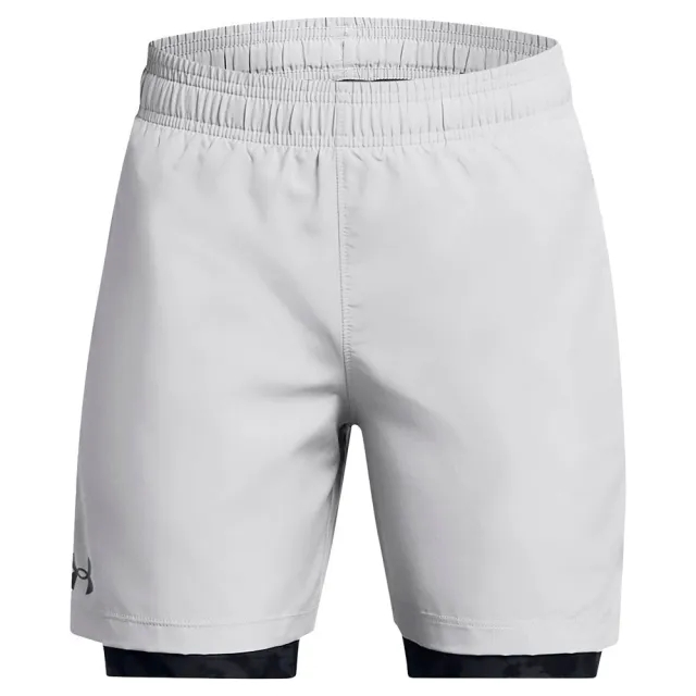 Under Armour  Tech™ Woven Boys' 2-in-1 Shorts Mod Gray / Black / Black YXL (63 - 67 in)