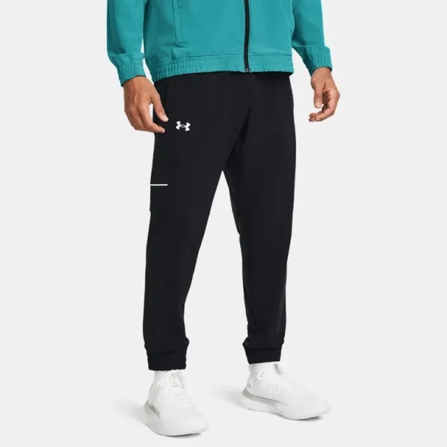 Men's  Under Armour  Zone Woven Pants Black / Black / White XXL