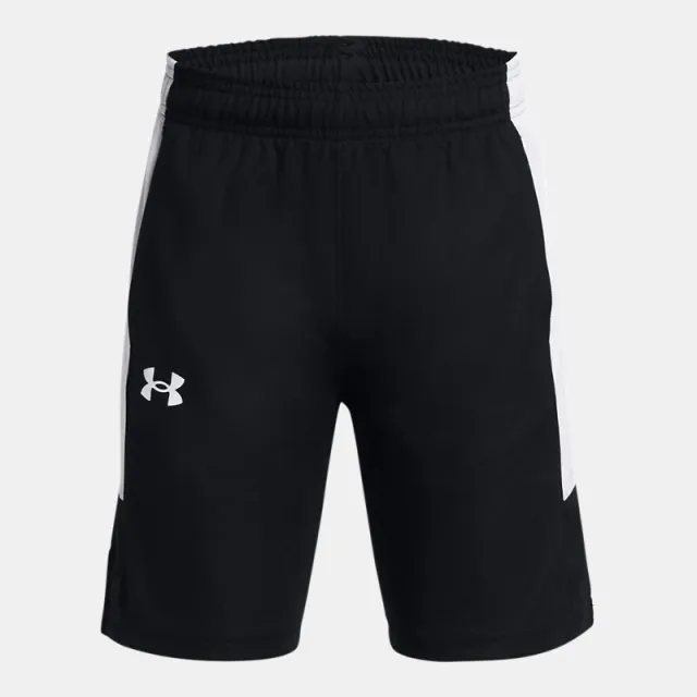 Boys'  Under Armour  Zone 7 Shorts Black / White YXS (48 - 50 in)