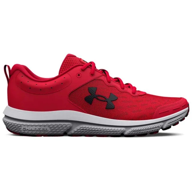Men's  Under Armour  Charged Assert 10 Running Shoes Red / Red / Black 8