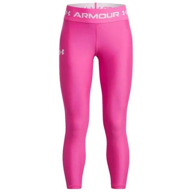 Under Armour Girls Armour Ankle Legging - Pink - Size XL/G - Pink